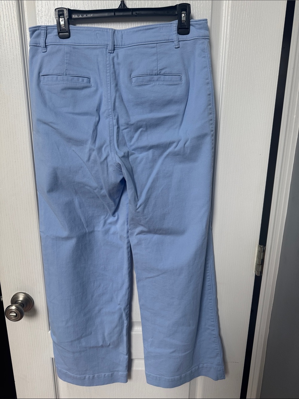 LOFT Pale Blue Palmer Wide-Leg Pants in 10P - Picture 2 of 6